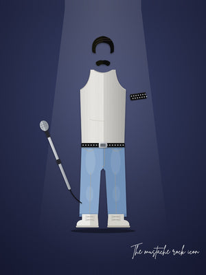 The Mustache Rock Icon